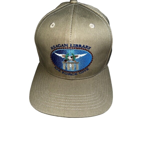 Air Force One Adjustable Baseball Hat Cap Embroidered Logo Ronald Reagan Library - Picture 4 of 12